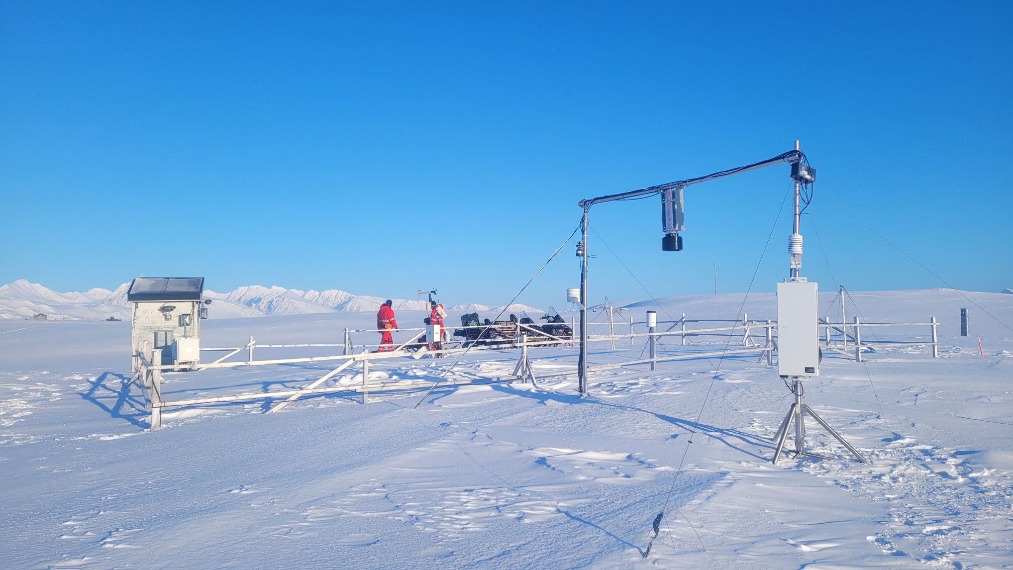 Sensor im Schnee Sensor im Schnee