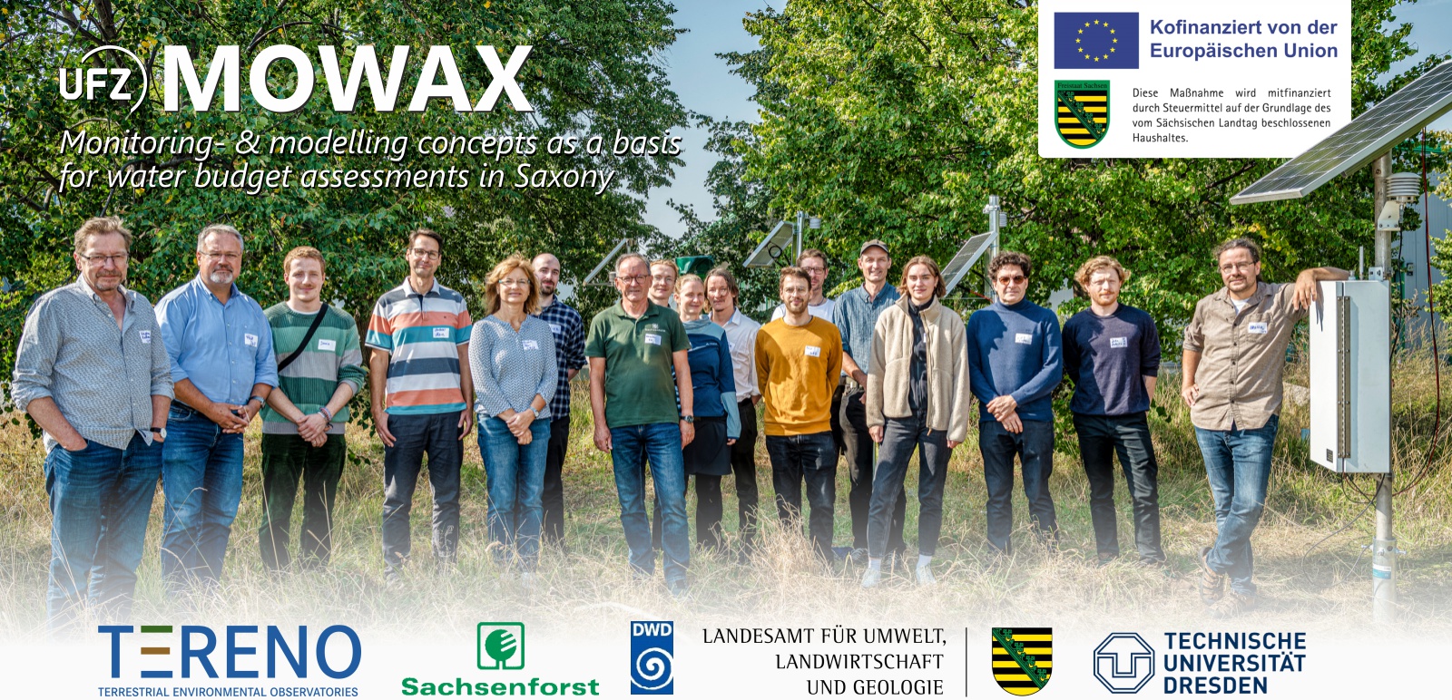 MOWAX - Monitoring- & modelling concepts as a basis for water budget assessments in Saxony MOWAX - Monitoring- & modelling concepts as a basis for water budget assessments in Saxony