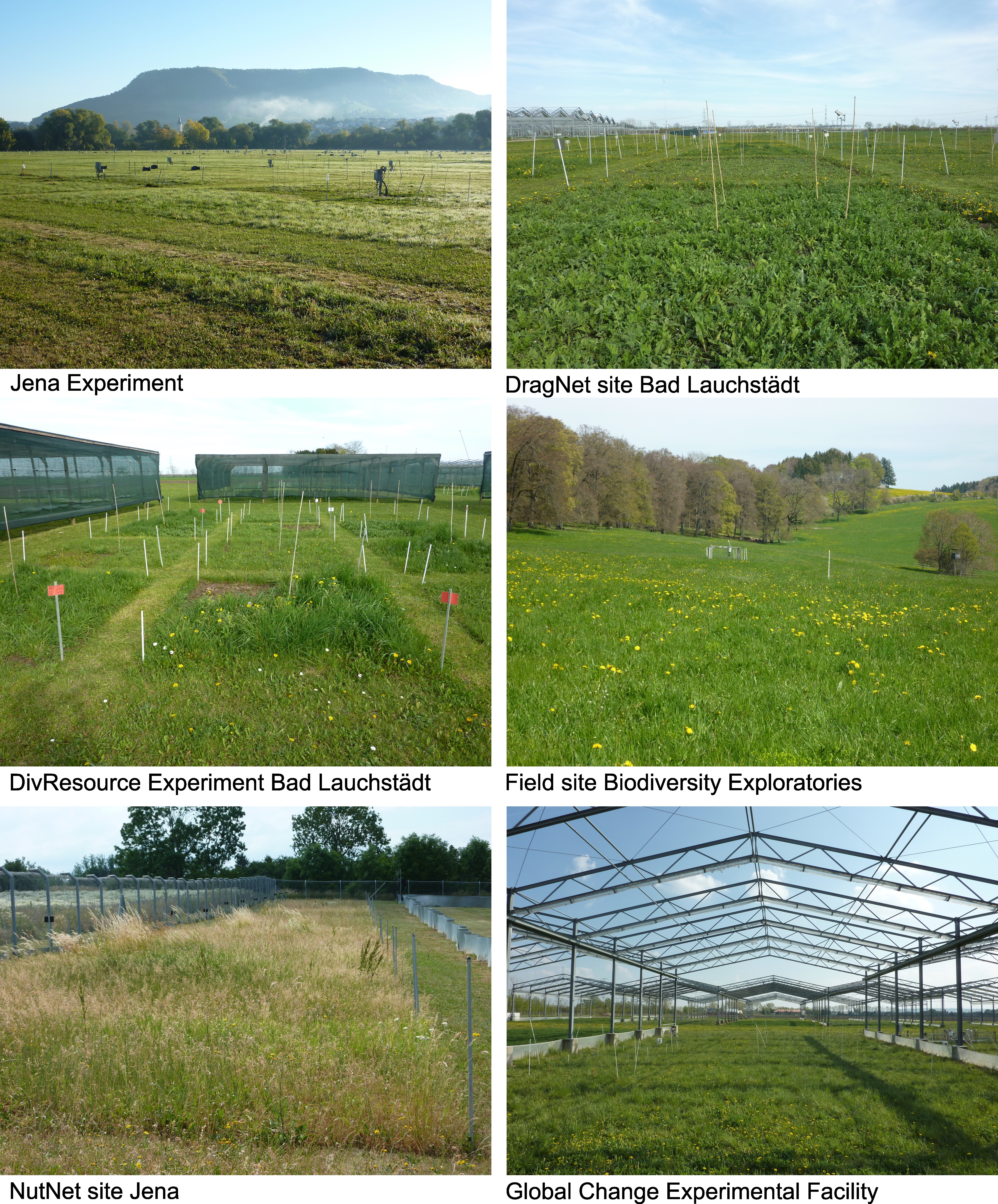 Field sites Field sites