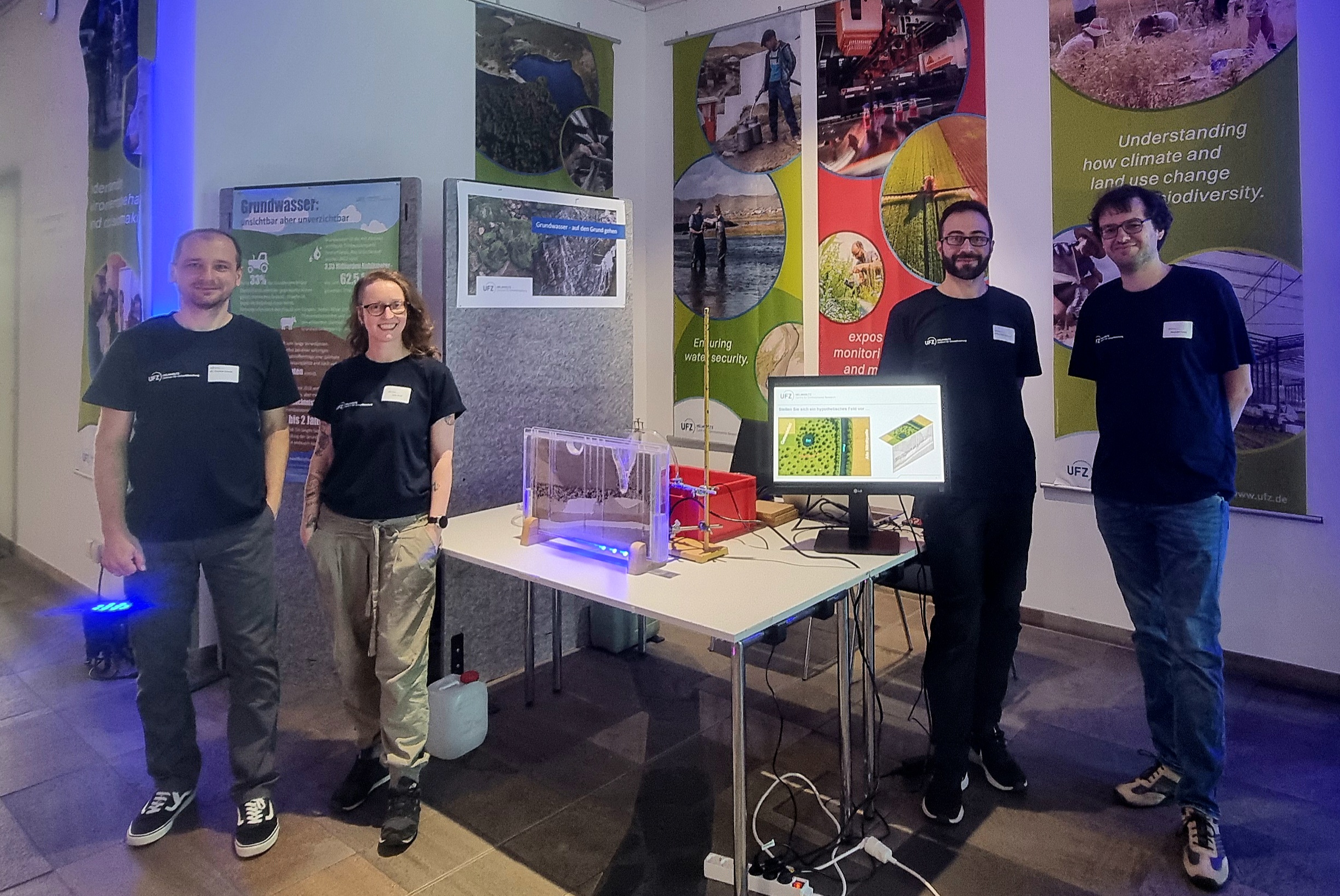Team HDG mit Erlebnis-Stand