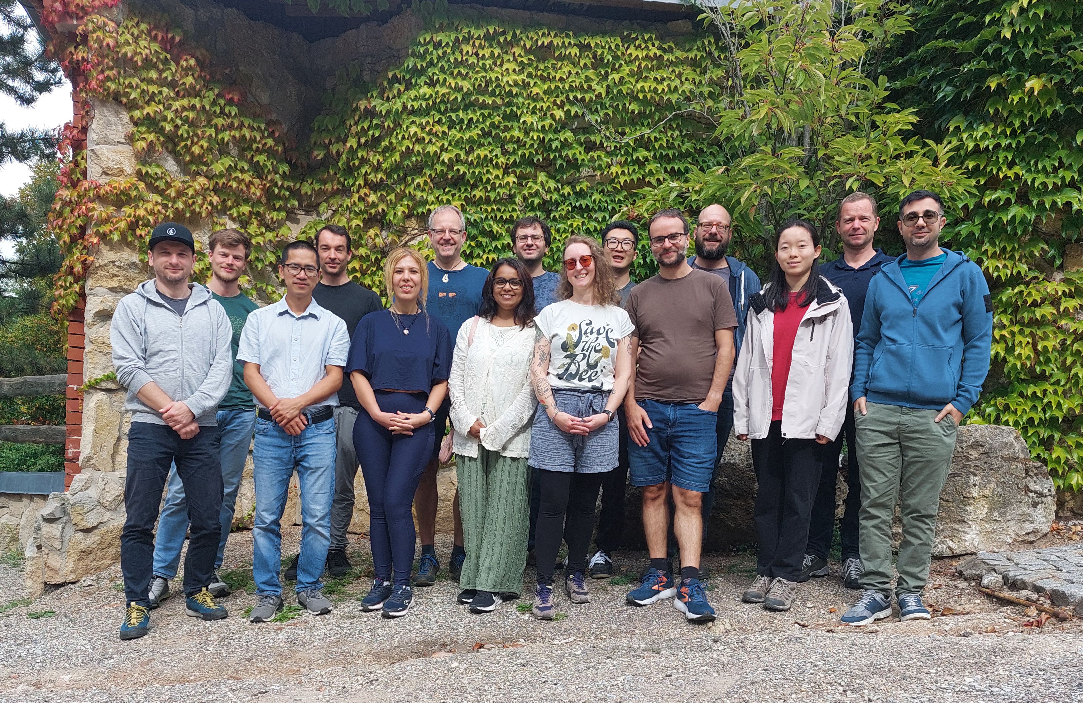 Team Hydrogeology at the department retreat, Naumburg 2025