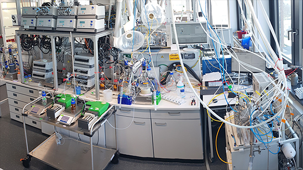 Dasgip bioreactors. Foto: UFZ