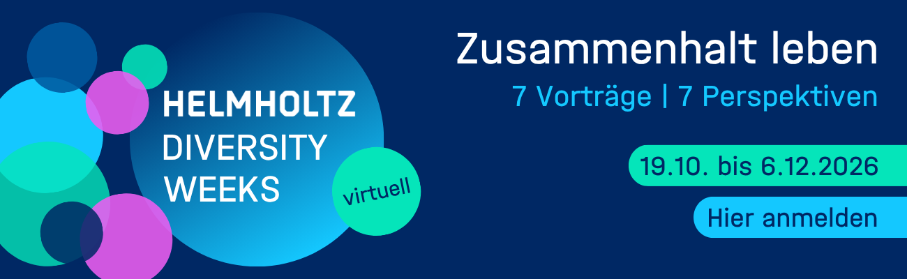 Banner f&uuml;r die Helmholtz Diversity Weeks
