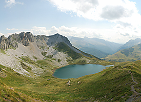 Ibón Acherito in the Spanish Pyrenees.