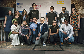 Gruppenfoto FameLab 2014, Foto: André Künzelmann/UFZ Gruppenfoto FameLab 2014, Foto: André Künzelmann/UFZ