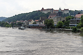 Pirna während des Elbe-Hochwassers im Juni 2013. Foto: Tilo Arnhold/UFZ