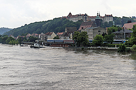 Pirna während des Elbe-Hochwassers im Juni 2013. Foto: Tilo Arnhold/UFZ Pirna während des Elbe-Hochwassers im Juni 2013. Foto: Tilo Arnhold/UFZ