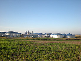 Biogas upgrading plant. Photo: DBFZ