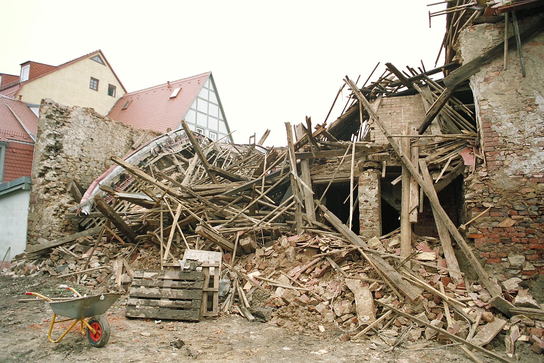 Mulde-Hochwasser August 2002  in Grimma