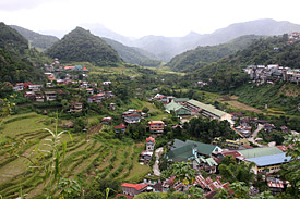 Reisterrassen bei Banaue auf den Philippinen.