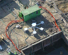Luftbild eines Sanierungsstandortes