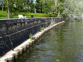 Verbautes Ufer am Großen Wannsee (Berlin)