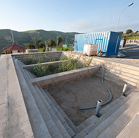 SMART and DEAD SEA Research and Demonstration Site for Decentralized Waste Water Treatment and Reuse in Fuheis nearby Amman, Jordanien, Naher Osten SMART and DEAD SEA Research and Demonstration Site for Decentralized Waste Water Treatment and Reuse in Fuheis nearby Amman, Jordanien, Naher Osten