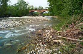 Fluss in Mittelmeerregion