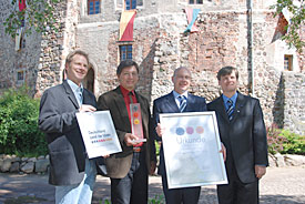 Land der Ideen - Übergabe der Urkunden Land der Ideen - Übergabe der Urkunden