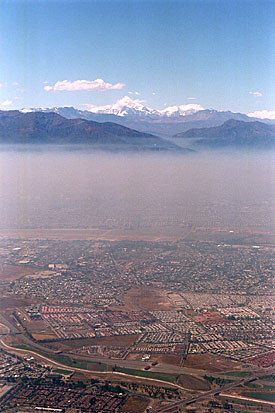Luftverschmutzung in Santiago de Chile Luftverschmutzung in Santiago de Chile