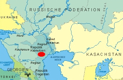 Untersuchungsgebiet in Südrussland Untersuchungsgebiet in Südrussland