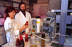 Biomonitoring in einem UFZ-Labor
