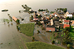 Hochwasser August 2002 aus der Luft Hochwasser August 2002 aus der Luft
