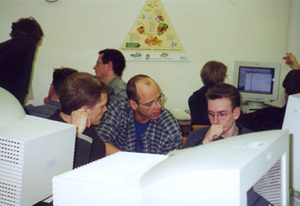Gruppe von Wissenschaftlern Gruppe von Wissenschaftlern