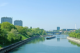 Der Rhein bei Basel