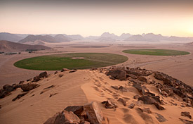 Bewässerung in der Wüste - Naher Osten