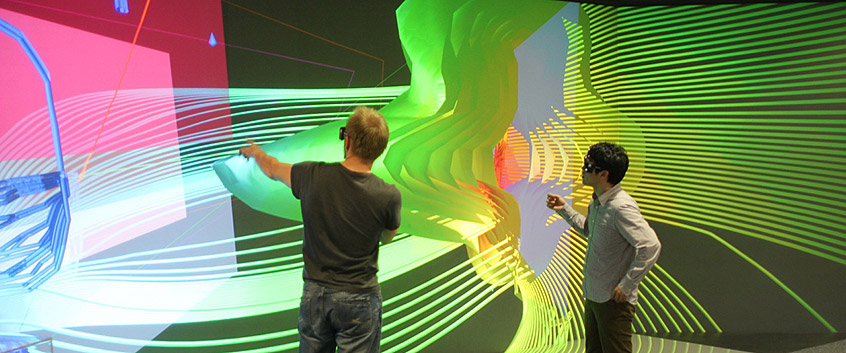 Das VisLab am UFZ. Foto: UFZ Das VisLab am UFZ. Foto: UFZ