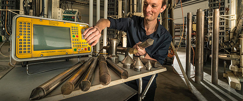 Measurement device and sensors. Photo: André Künzelmann/UFZ