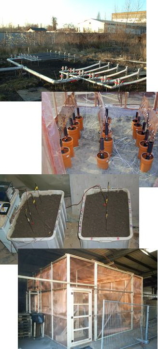 Soil heating with radio waves  photos: UFZ