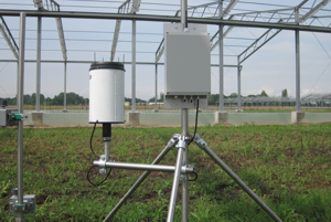 Sensor at Bad Lauchstädt site ( Photo: MET/UFZ) Sensor at Bad Lauchstädt site ( Photo: MET/UFZ)