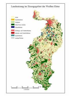 Landnutzung im Einzugsgebiet Weisse Elster