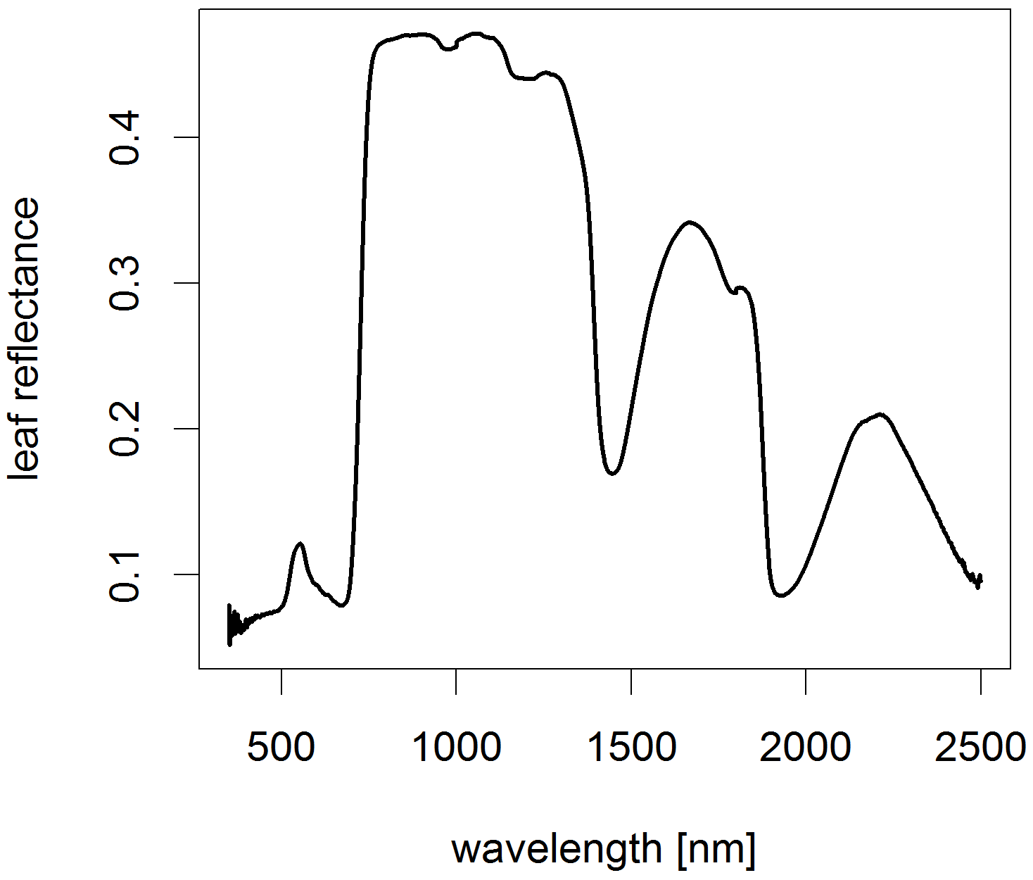 Leaf reflectance