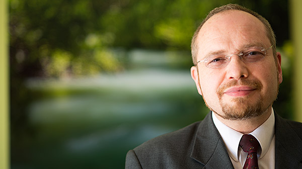 Prof. Dr. Erik Gawel , Leiter des Departments Ökonomie. Foto: Sebastian Wiedling/UFZ