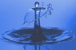 Tropfen blau Tropfen blau