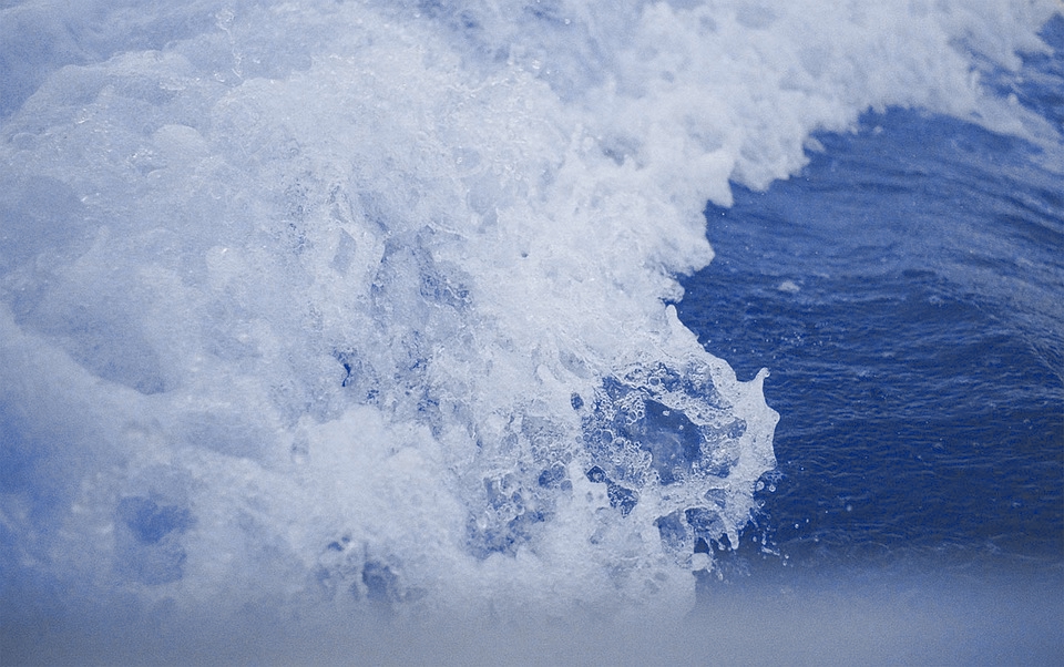 Welle blau Welle blau