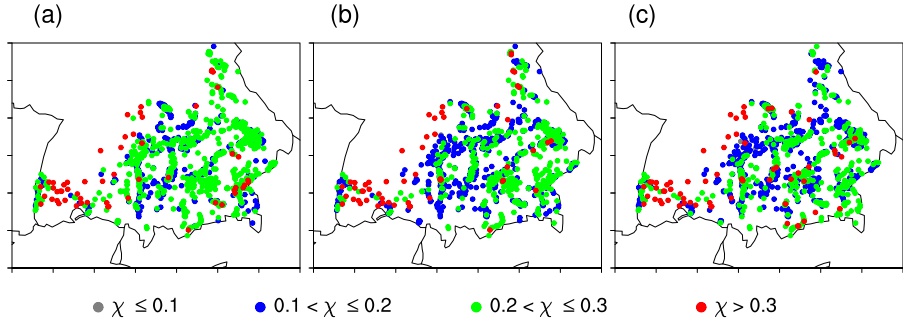 The false alarm rate to detect groundwater drought