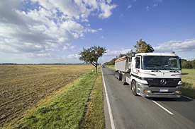Fragmentation of landscapes by streets Land use for agriculture