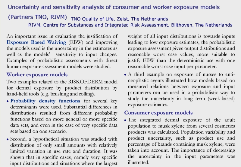 Uncertainty exposure models1