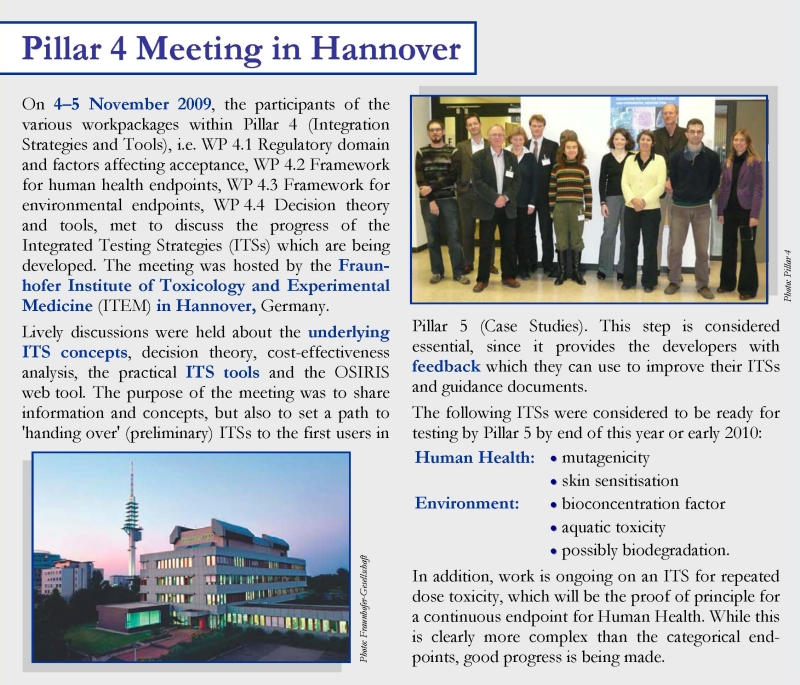 Pillar 4 Meeting Pillar 4 Meeting
