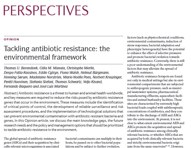 Tackling antibiotic resistance