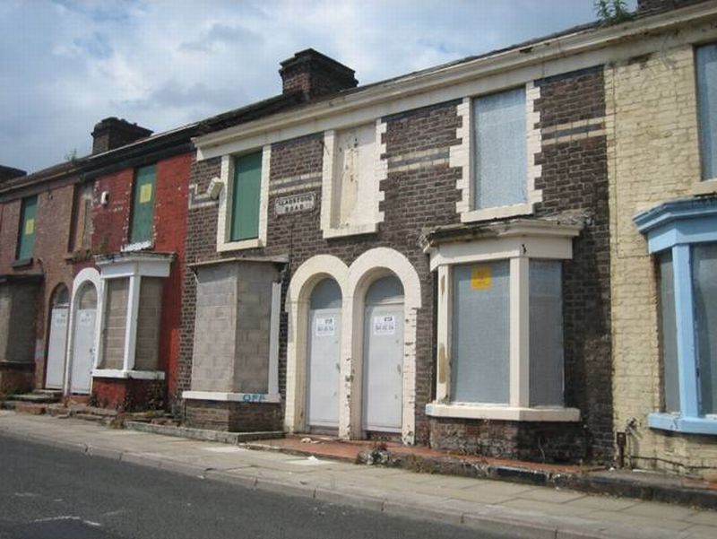 Liverpool: boarded up housing