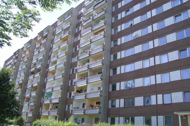 Large housing estate in Leipzig-Grünau