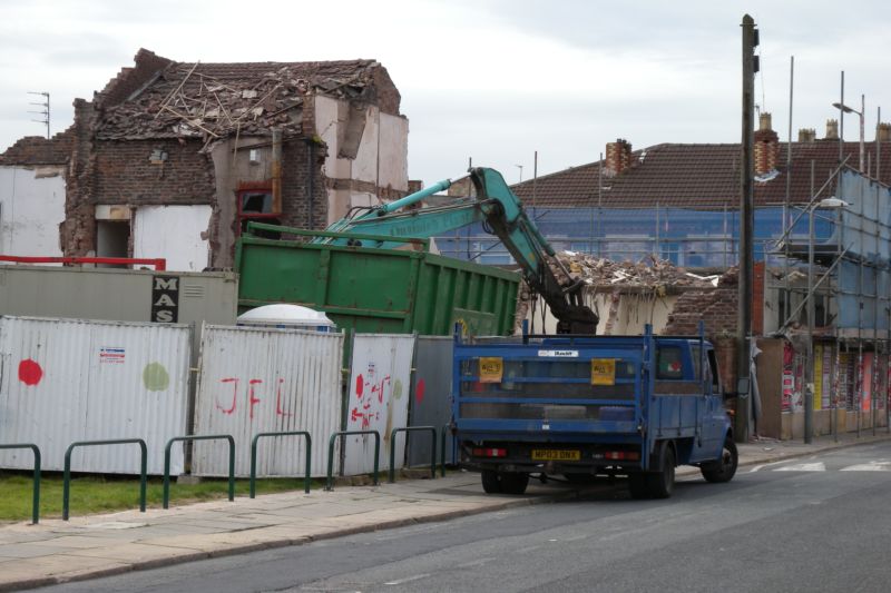 Demolition of housing