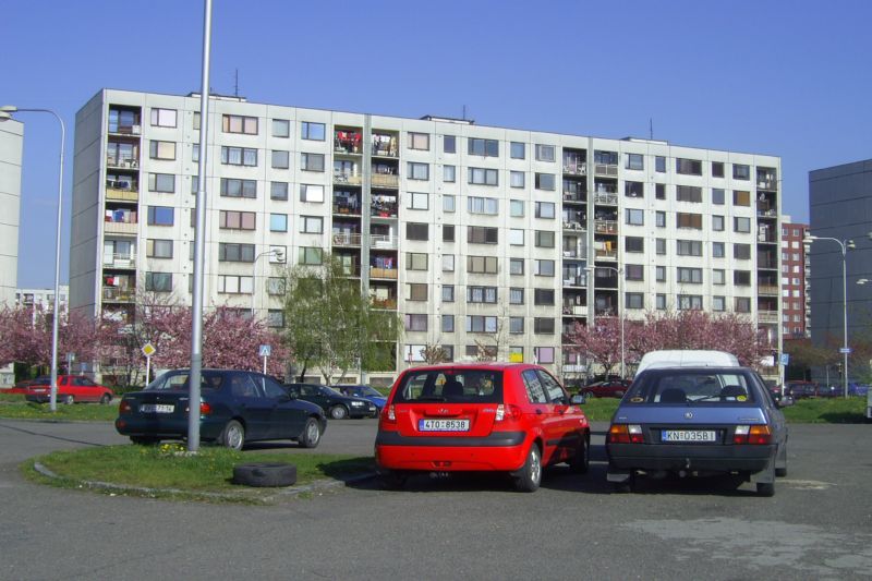 Large housing estate Ostrava-Jih