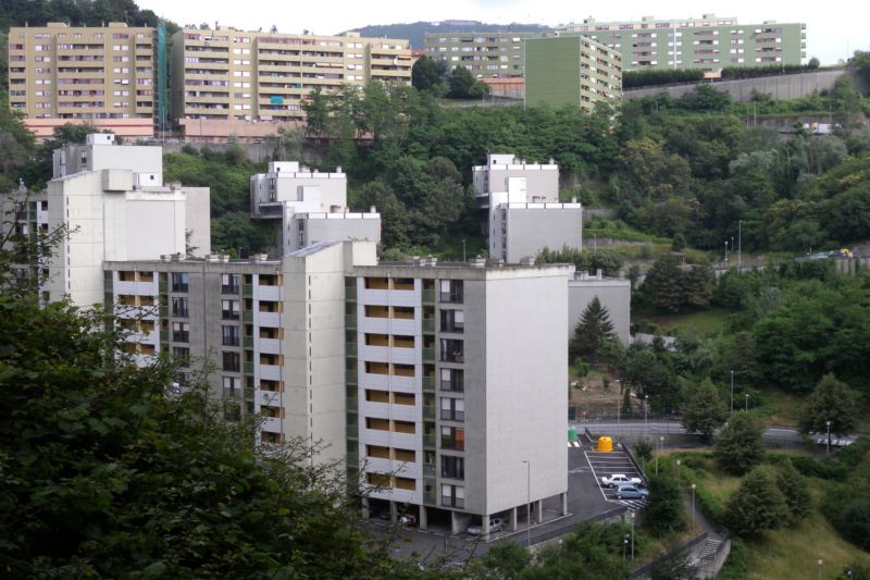 Large housing estates in Genoa's periphery