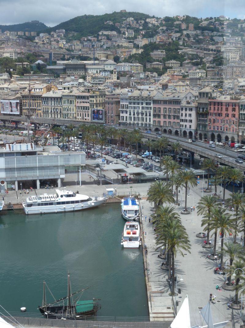 Arial view on the city centre