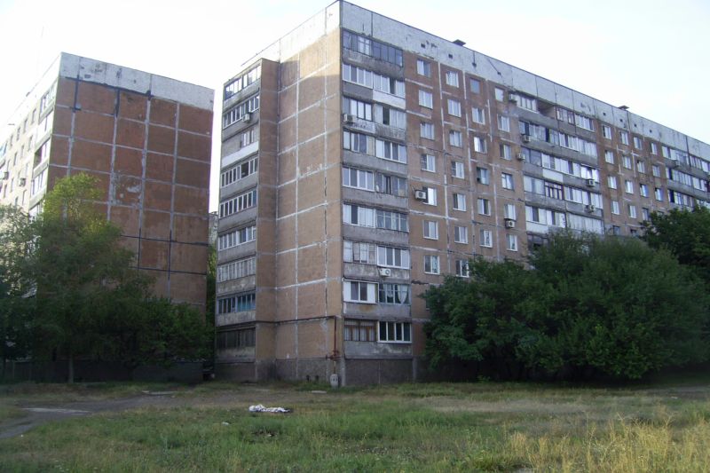 Large housing estates in Donetsk