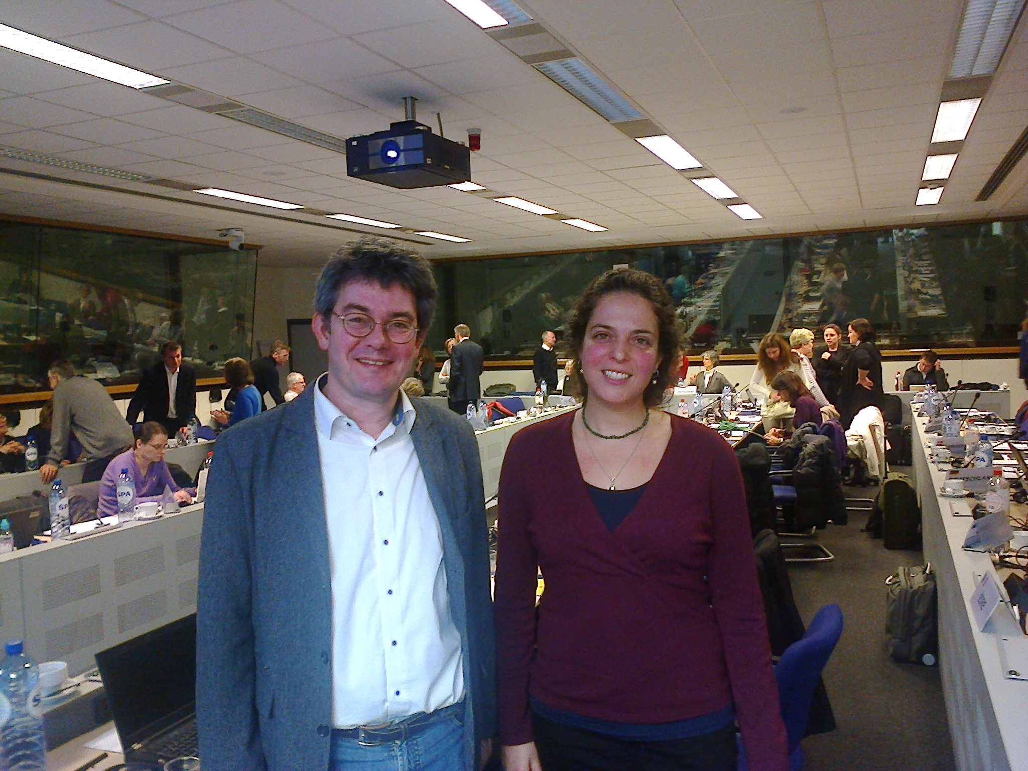 Carolina Di Paolo and Henner Hollert at the WG Chemicals Meeting-Water Framework Directive (25-26 February 2015) Carolina Di Paolo and Henner Hollert at the WG Chemicals Meeting-Water Framework Directive (25-26 February 2015)