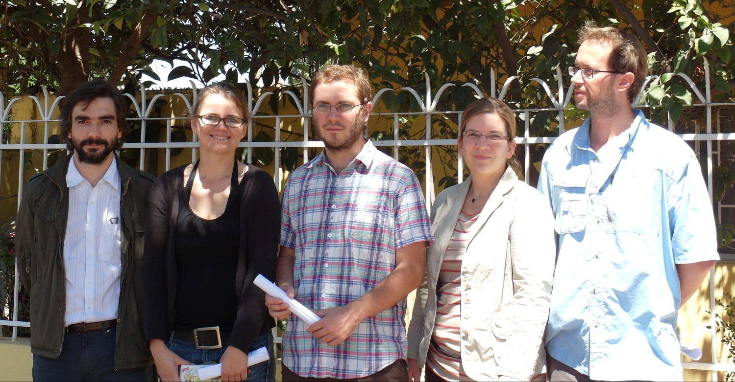 Us in Santiago de Chile doing field work