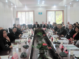 The delegation visiting Hubei Environmental Protection Bureau on 20 October, 2015 The delegation visiting Hubei Environmental Protection Bureau on 20 October, 2015